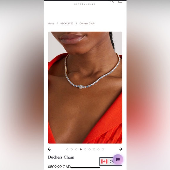 Crystal Haze Duchess Chain - Picture 2 of 3